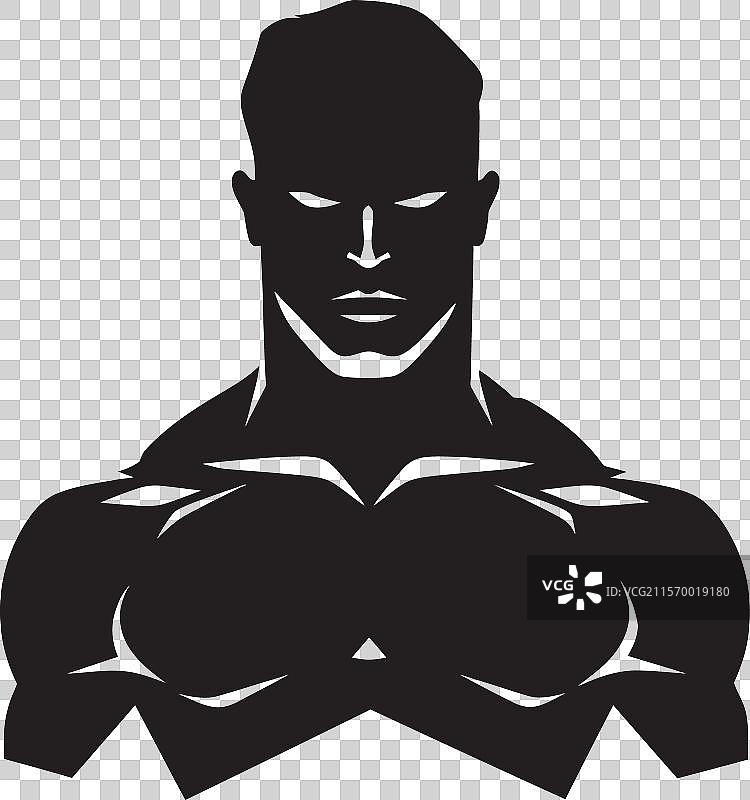 强烈的乌木肌肉版活力动态图片素材