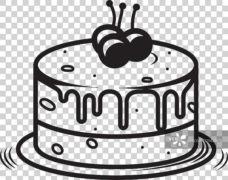 单色诱惑蛋糕，乌木美味黑色蛋糕图片素材