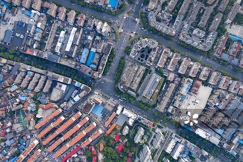 航拍江西九江城市风光图片素材