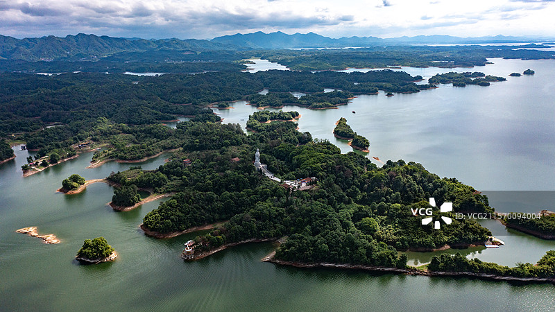 航拍江西九江庐山西海风光图片素材