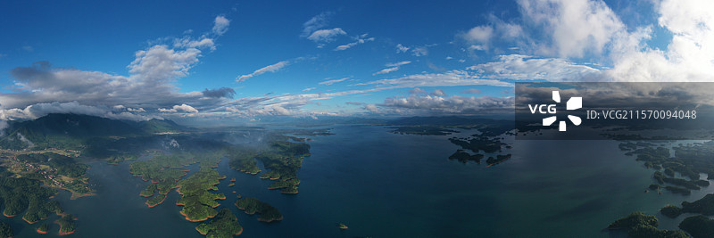 航拍江西九江庐山西海风光图片素材