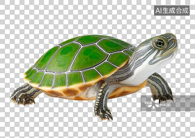 【AI数字艺术】【免抠png素材】一个可爱的小乌龟图片素材