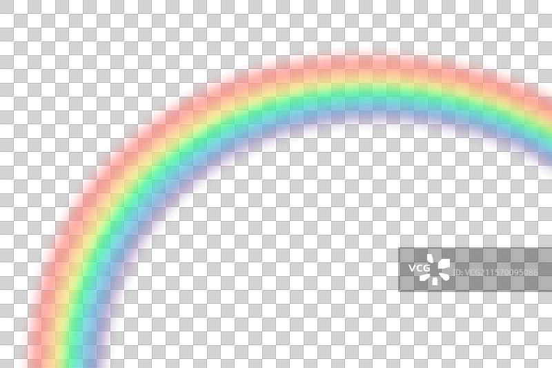 逼真的彩虹图片素材