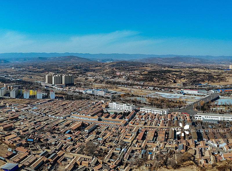 昔阳县 松溪大道 钟村村 颐民公园 城市 晋中图片素材