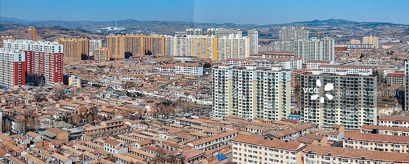 昔阳县 松溪大道 钟村村 颐民公园 城市 晋中图片素材