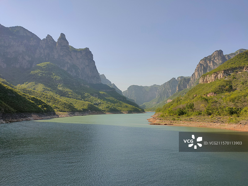 焦作云台山子房湖图片素材