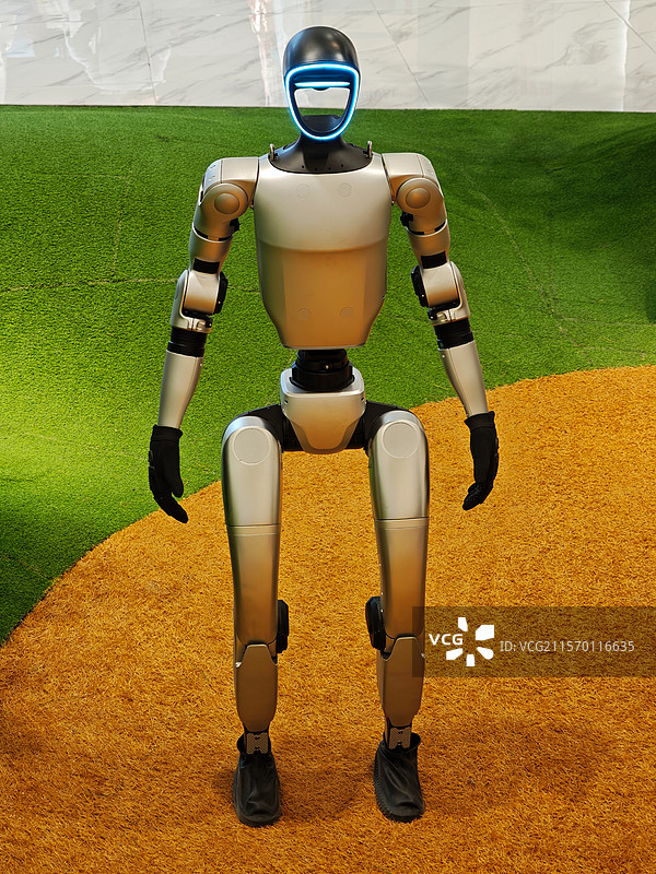 充满科幻感的人形机器人图片素材