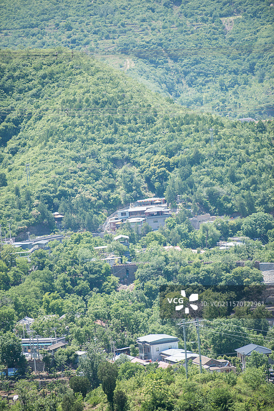 门头沟，从韭园到九龙山徒步图片素材