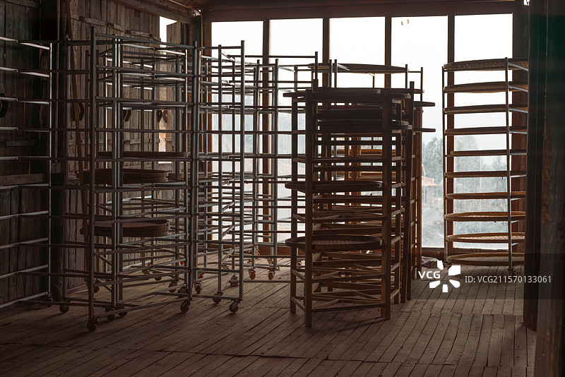 晒茶架子图片素材