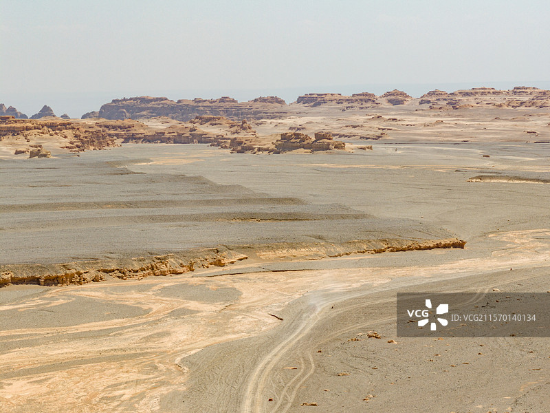航拍新疆哈密大海道景区图片素材
