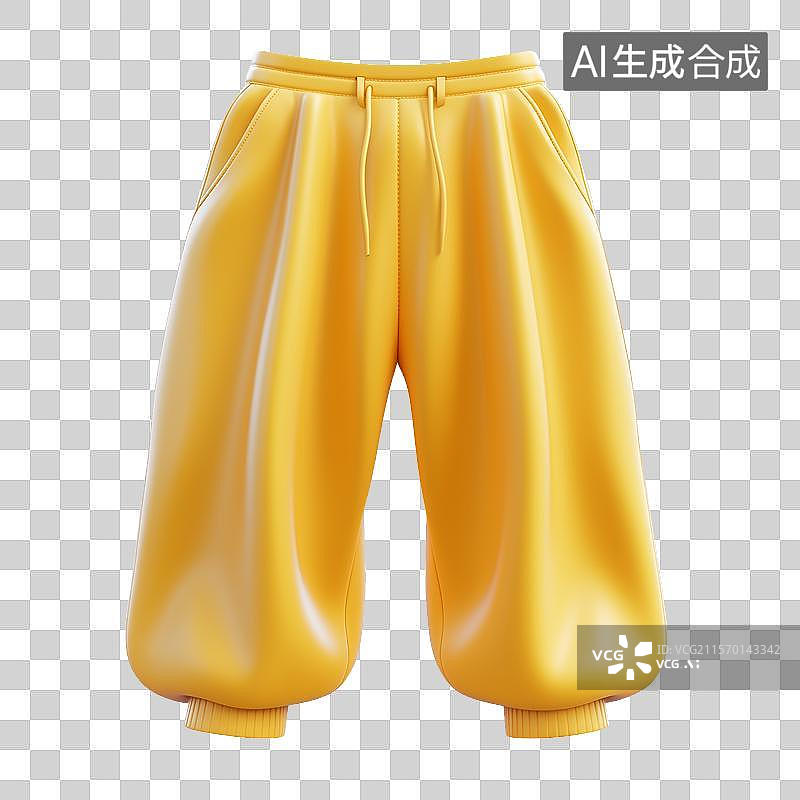 【AI数字艺术】3D宽松运动裤子运动裤图片素材
