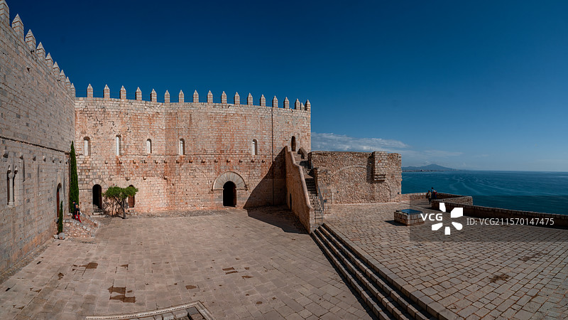 西班牙佩尼斯科拉城堡图片素材