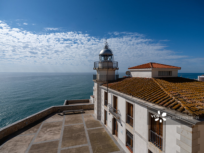 西班牙佩尼斯科拉风光图片素材