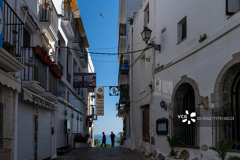 西班牙佩尼斯科拉风光图片素材