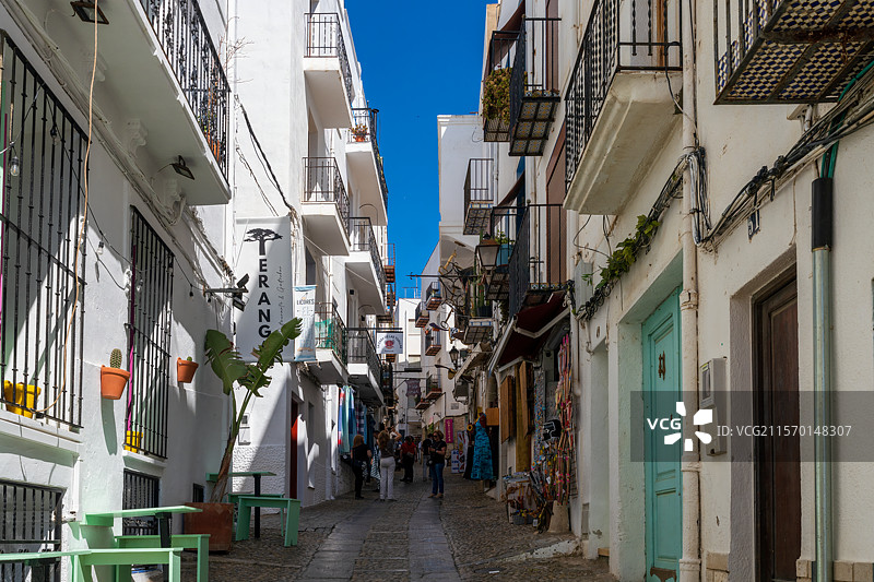 西班牙佩尼斯科拉风光图片素材