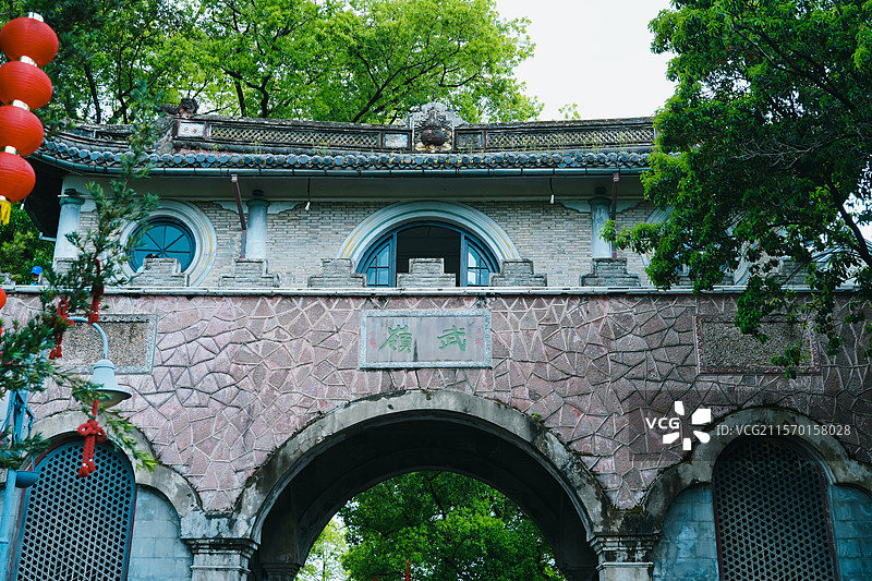武岭门 宁波市奉化溪口蒋氏故居景区图片素材