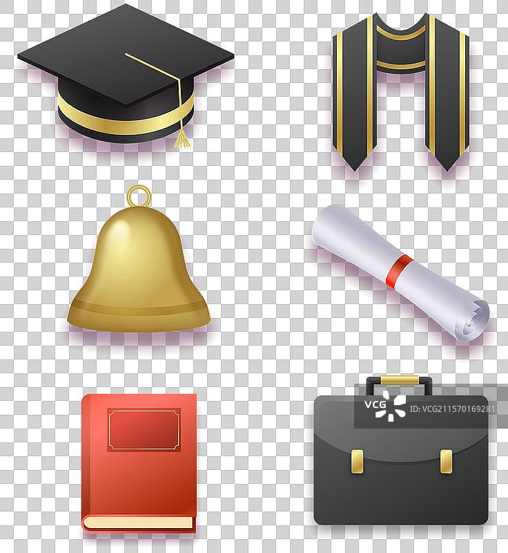 2023届毕业生的真实徽章收藏图片素材