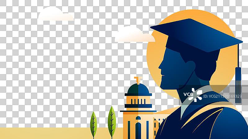 毕业庆祝活动的YouTube缩略图图片素材