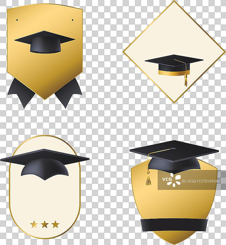 2023届毕业生的真实徽章收藏图片素材