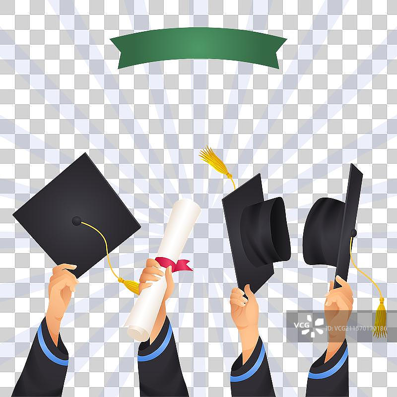 2023届毕业生的渐变背景图片素材