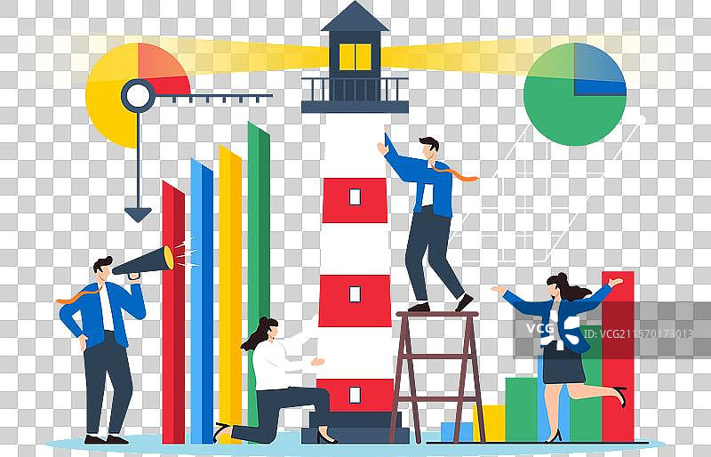 数据驱动的市场战略导航图片素材