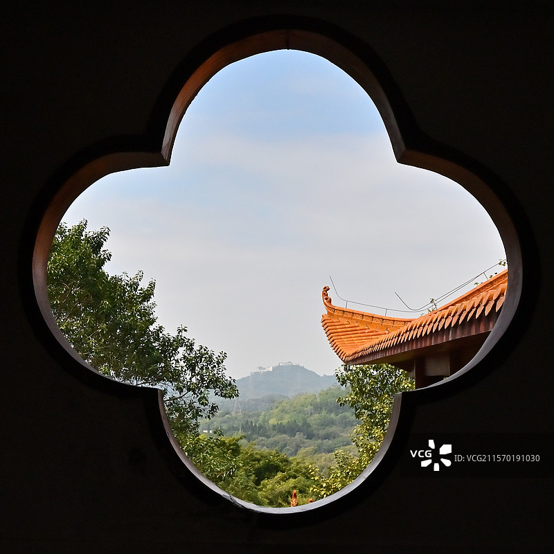 深圳仙湖植物园弘法寺景观图片素材