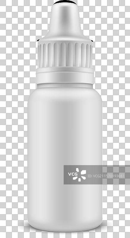 医疗滴瓶，鼻用和眼用滴管药物图片素材