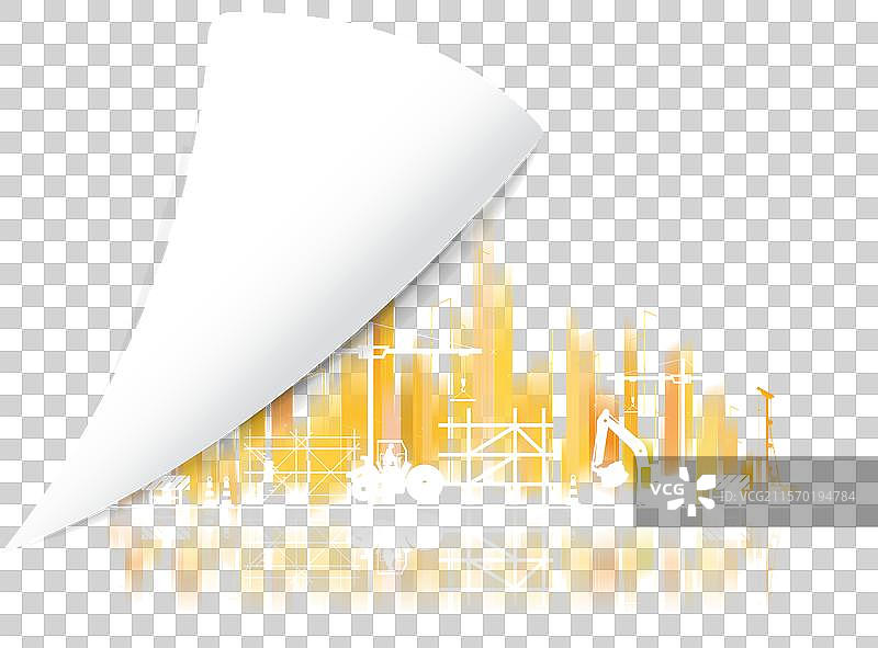 搜索并发现有建筑工地的城市图片素材