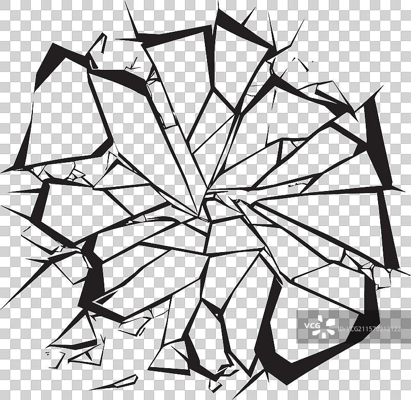 马赛克忧郁生动的玻璃和谐抽象图片素材