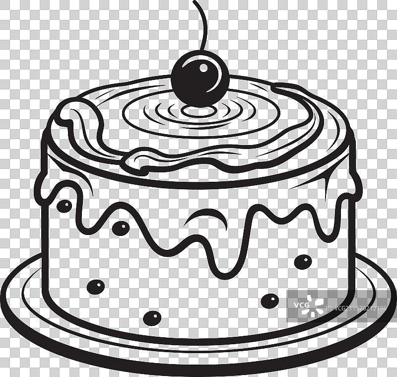 蛋糕盛宴，诱人的甜点盛会图片素材