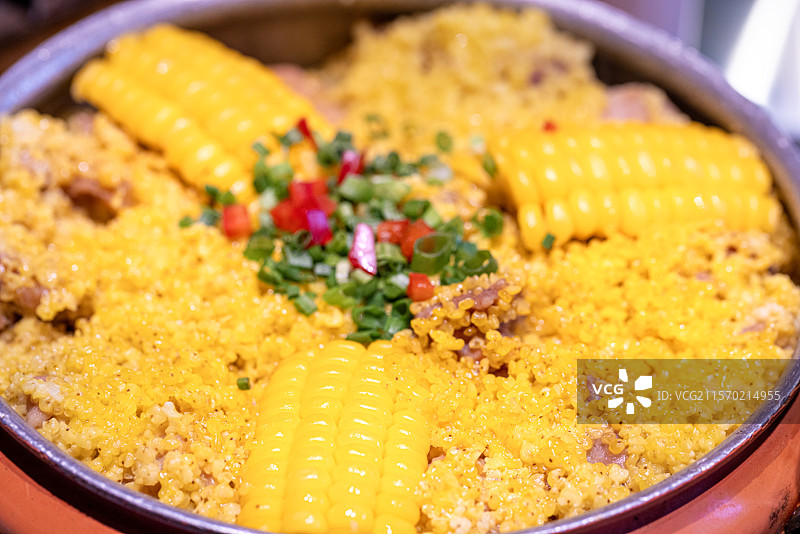 小米蒸排骨图片素材