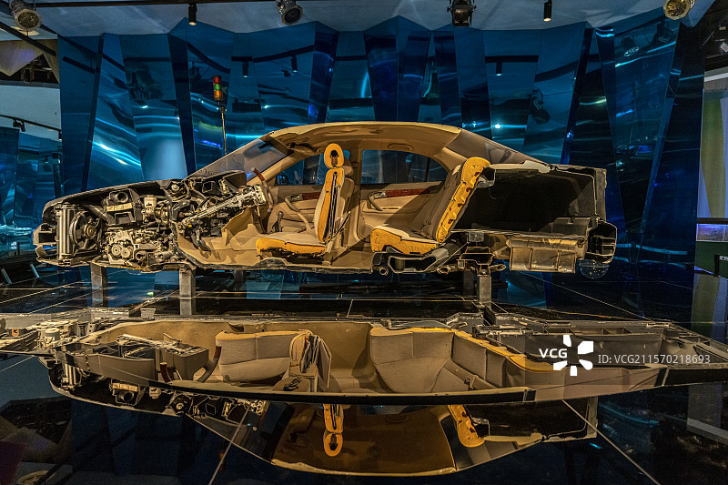 北京汽车博物馆 汽车解构图片素材