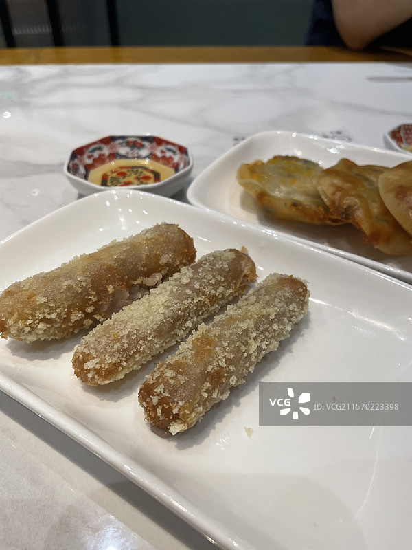 香酥芋泥卷｜家庭复刻×酥脆参数与餐厅级摆盘图片素材