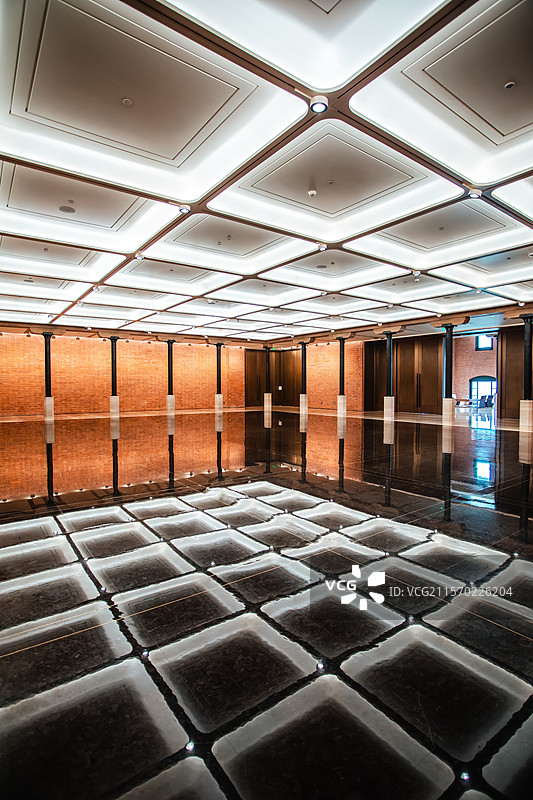 上海北外滩世界会客厅溢彩厅室内景观图片素材