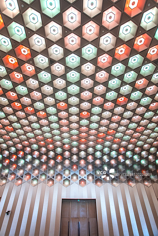 上海北外滩世界会客厅星空厅室内景观图片素材