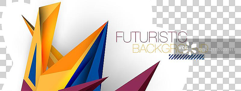 极简几何抽象背景低多边形图片素材