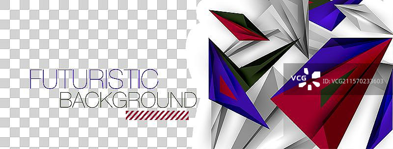 极简几何抽象背景低多边形图片素材