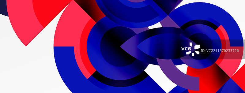 圆形几何抽象背景图片素材