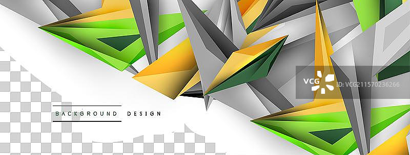 极简几何抽象背景低多边形图片素材