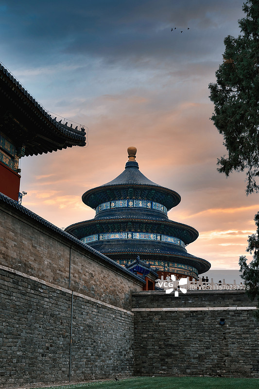 祈年殿图片素材