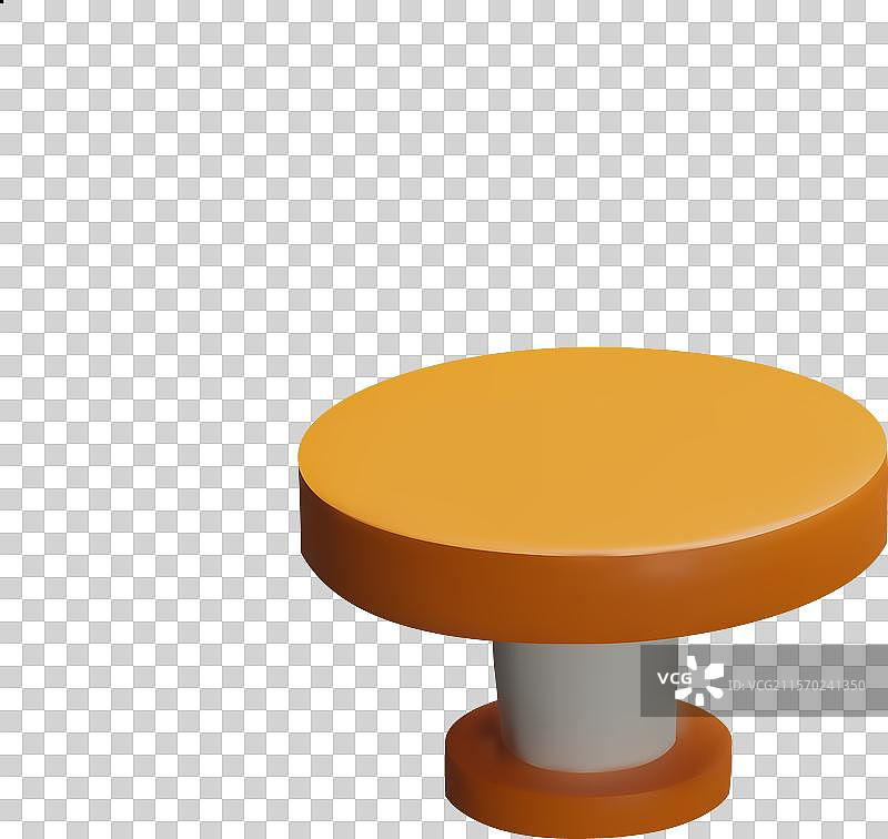 3D橙色按钮图标用于用户界面图片素材