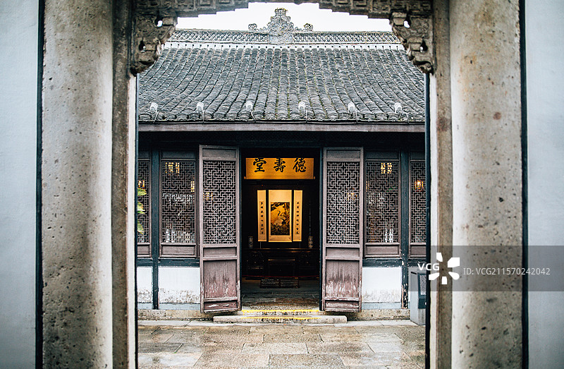 浙江绍兴鲁迅故里风景区 鲁迅故居室内景观图片素材