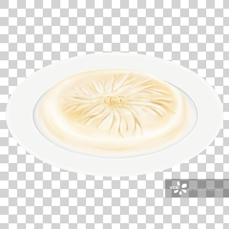 泰州特色美食插画蟹黄汤包图片素材