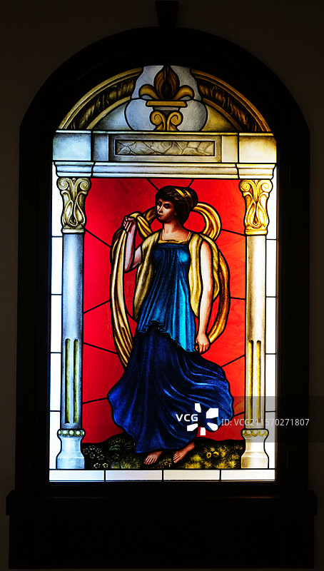 土山湾博物馆 彩绘玻璃图片素材