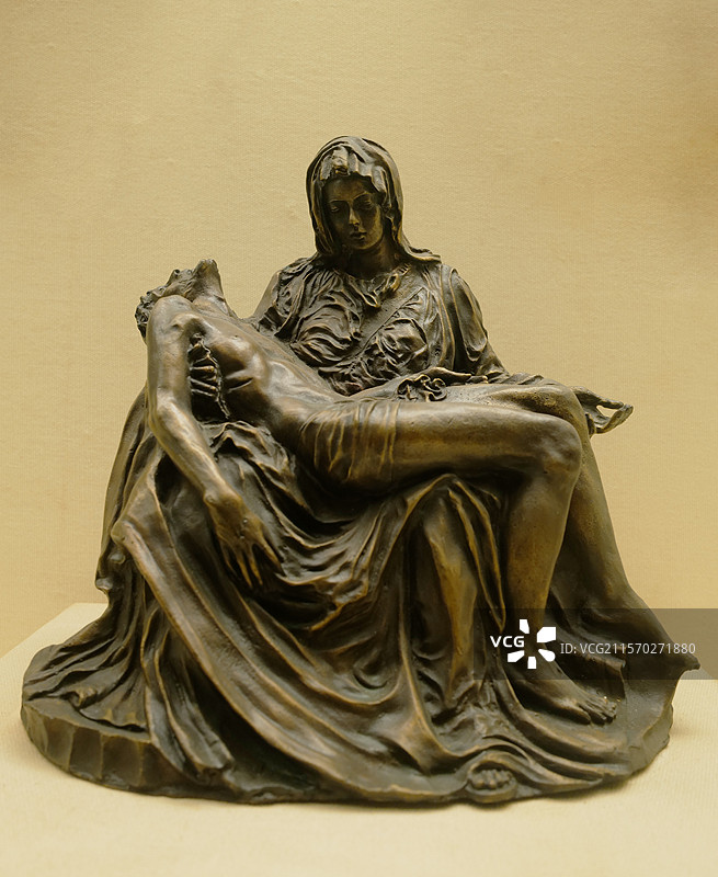 土山湾博物馆 哀悼基督 青铜图片素材