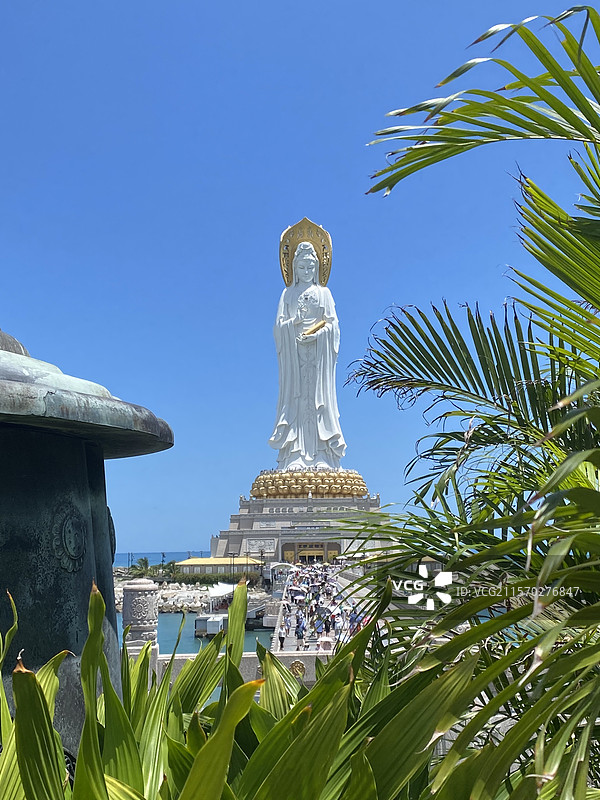 三亚南海观音图片素材