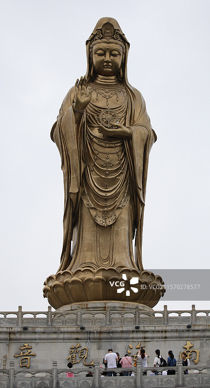 普陀山南海观音图片素材