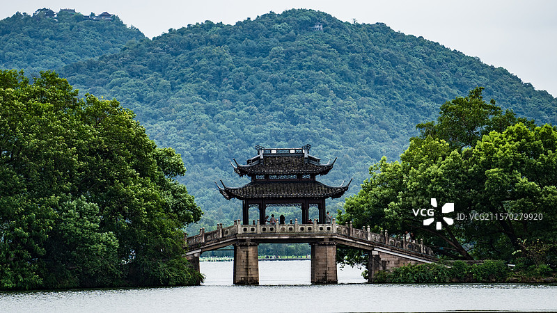 西湖美景图片素材