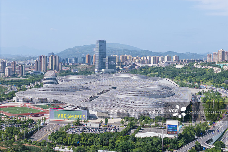 重庆国际博览中心航拍图片素材