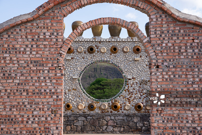 云南红河建水贝山陶庄美丽风光图片素材